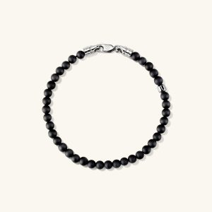 4mm Gemstone Beaded Bracelet