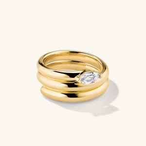 Boa Gemstone Coil Ring