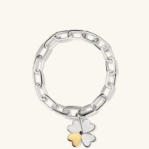 x GANNI Clover Charm Bracelet