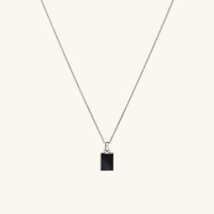 Black Onyx Pendant Necklace