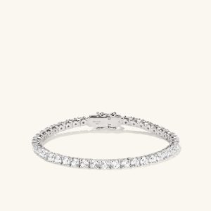 Lab Grown Sapphire Tennis Bracelet