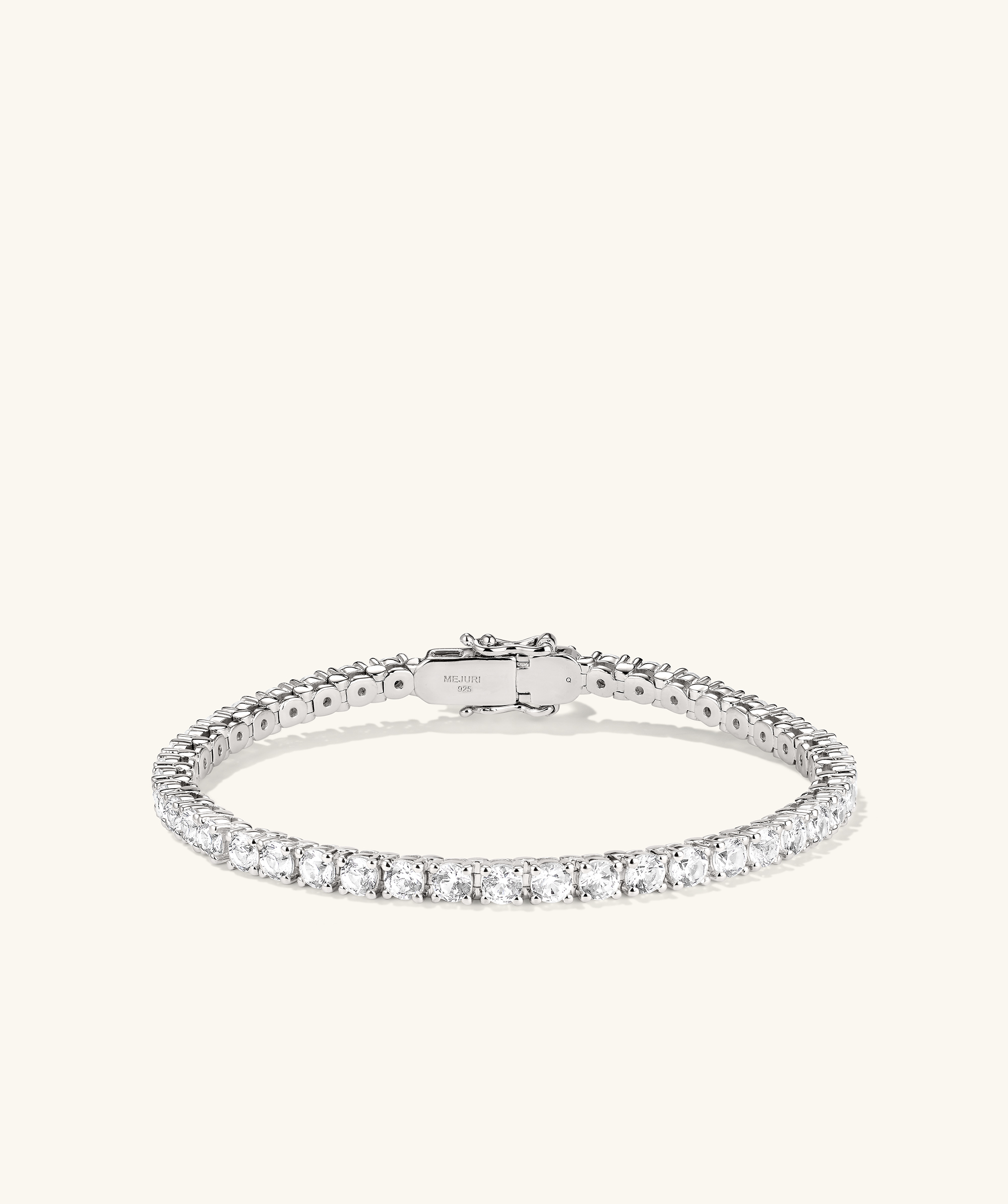 Lab Grown Sapphire Tennis Bracelet