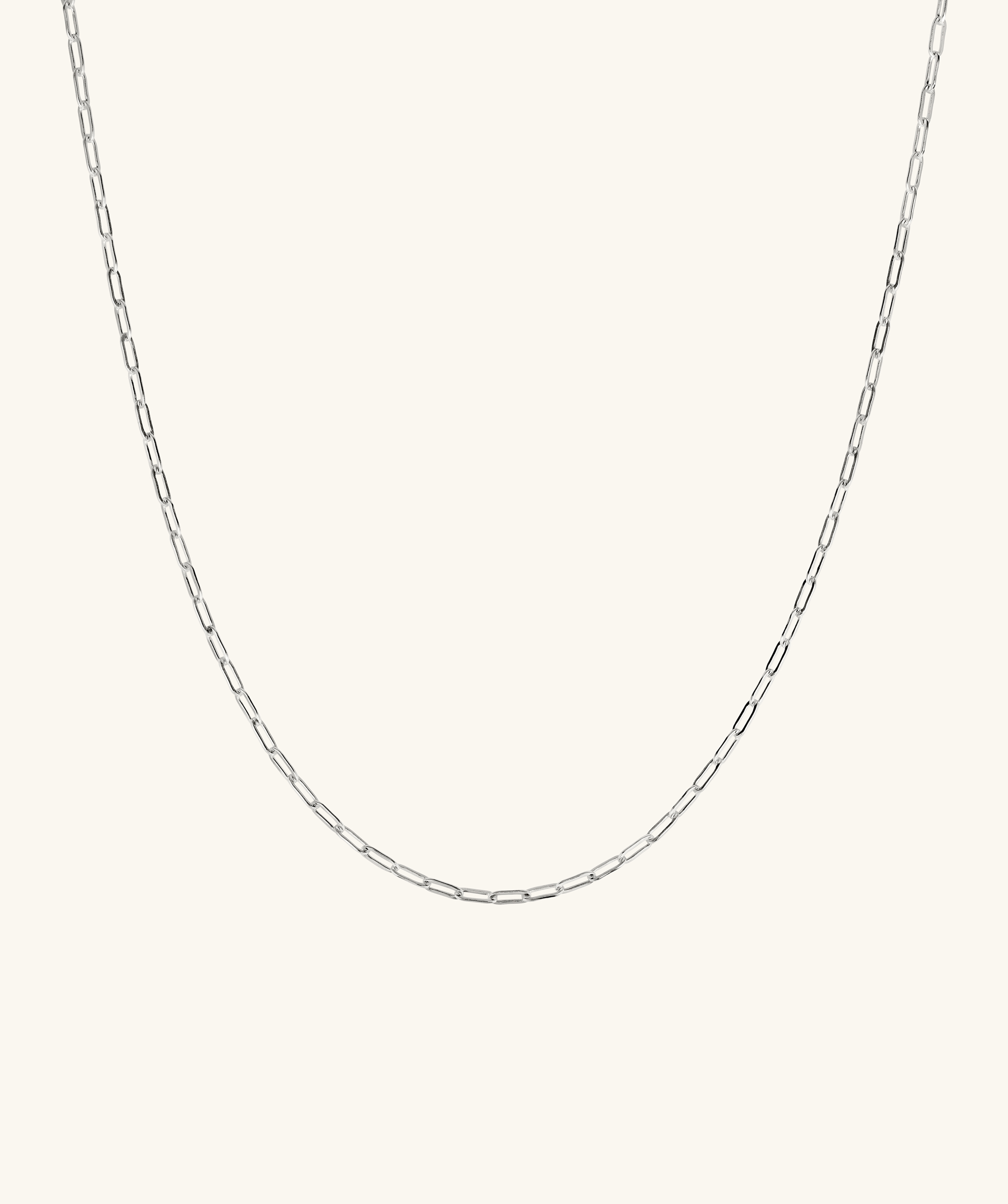 Boyfriend Bold Chain Necklace Silver