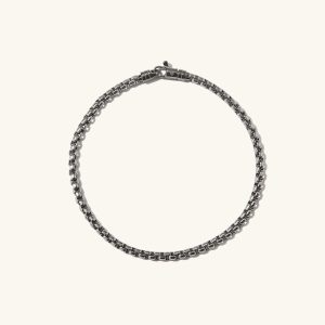 Round Box Chain Bracelet