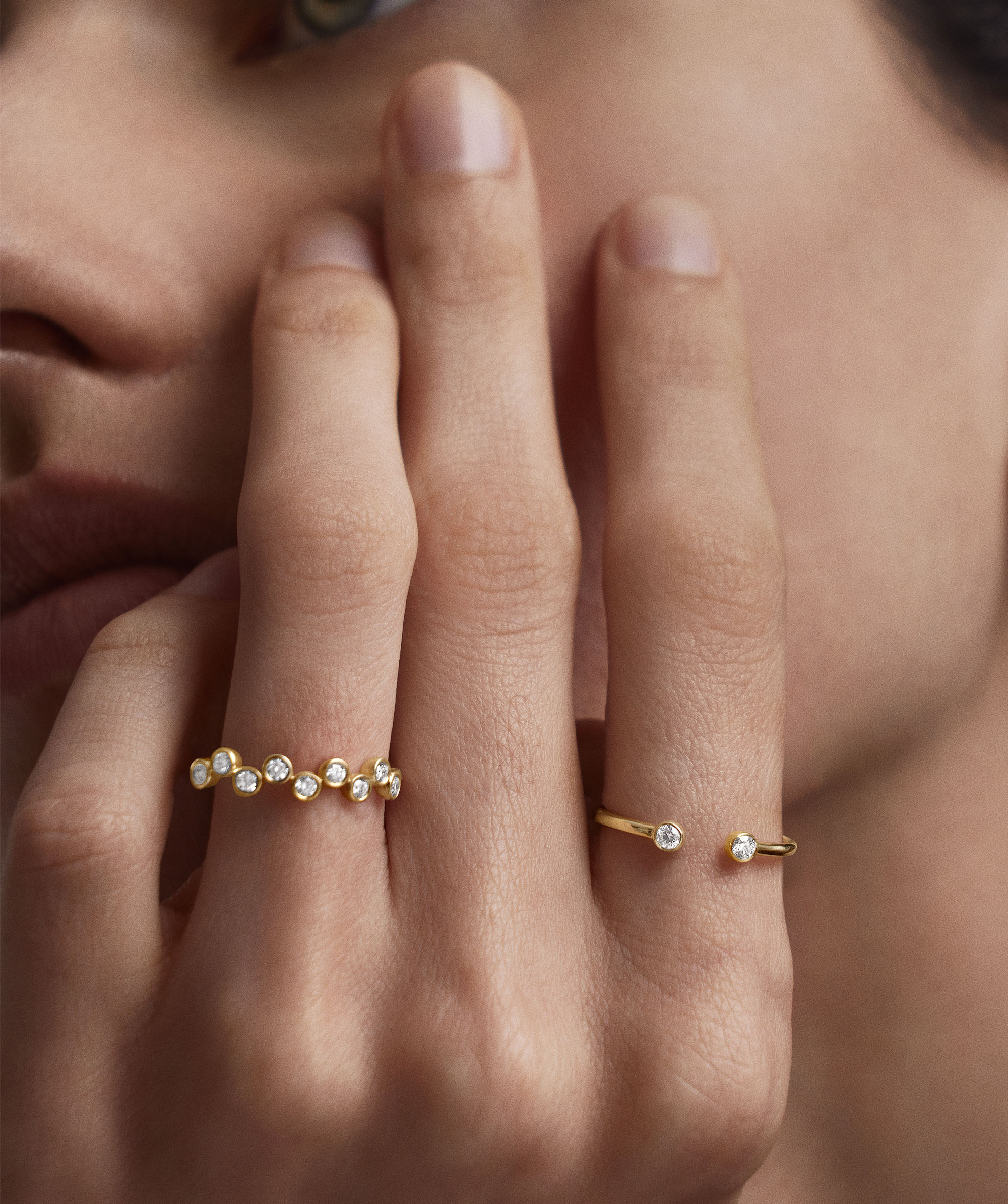 Diamonds Open Ring LGD