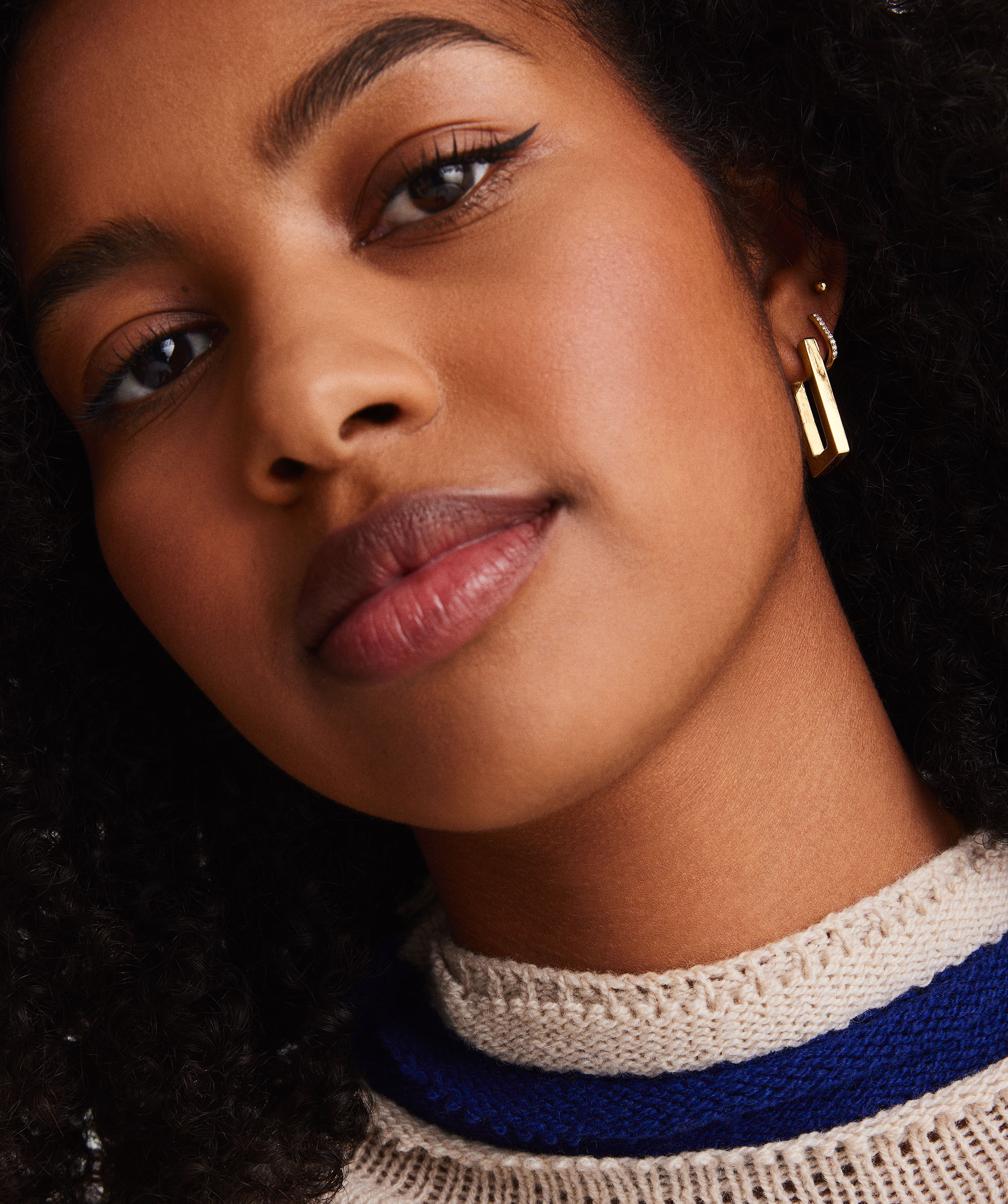 Block Oversized Hoops