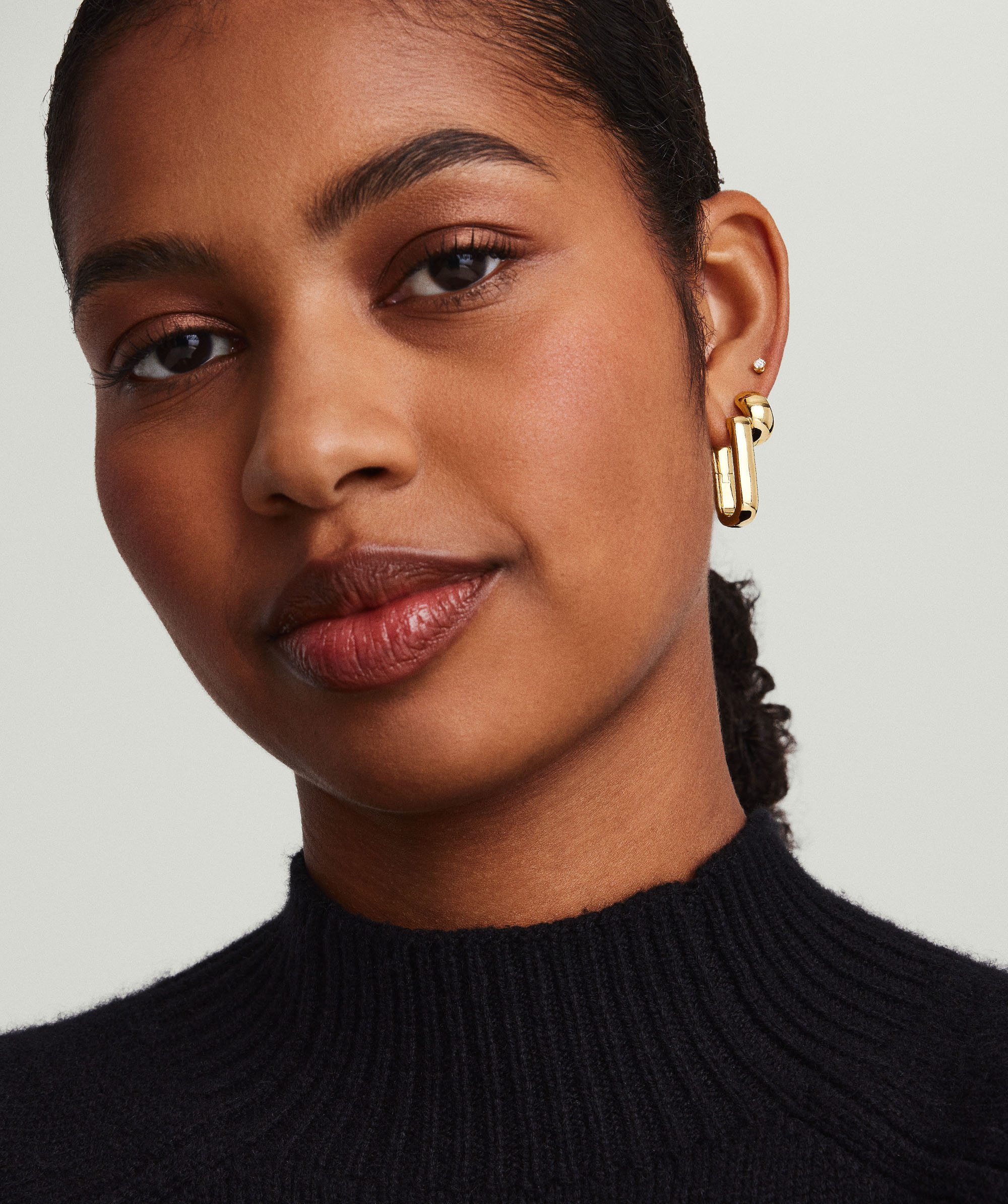 Puffy Large U Hoop 25mm